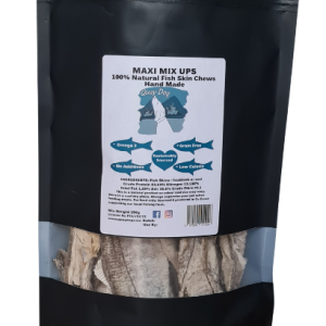 Fish skin dental chews